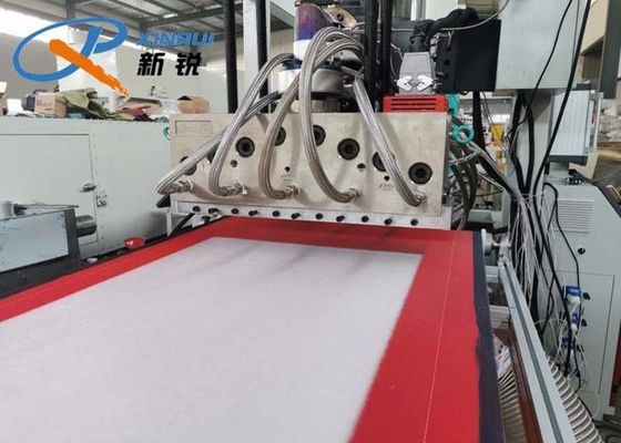 آلة صنع الأقمشة غير المنسوجة 175 مم مع تحكم PLC