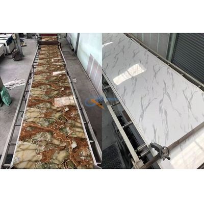 الخشب الرقائقي 2.0g / Cm3 PVC ماكينة لصنع ألواح الرخام